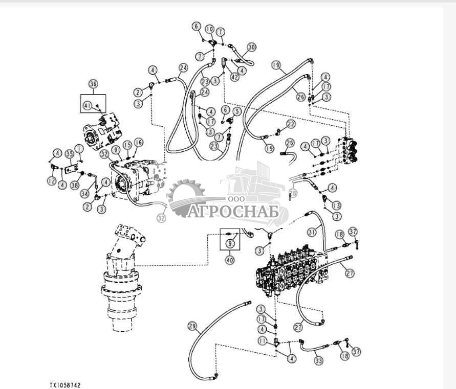 Valve To Cab Pilot Lines (171753 